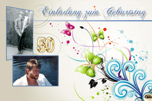 Geburtstagskarte 50